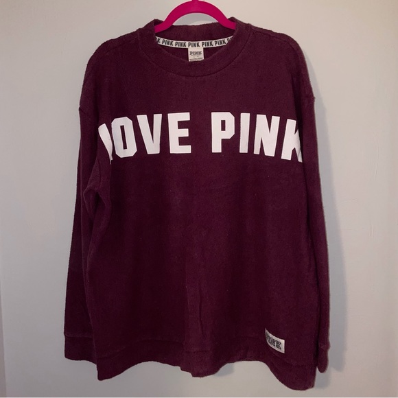 EUC VS Pink Stadium Mock Neck pullover - Picture 4 of 4